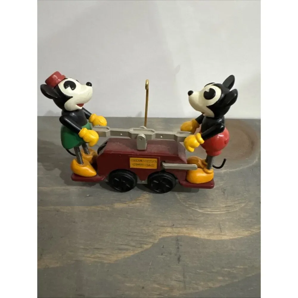 Mickey and Minnie Handcar Lionel 1998 Hallmark Keepsake Ornament DISNEY NOS